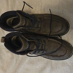 Women's Ariat Rebar 6" Wedge Moc Toe Waterproof Work Boot